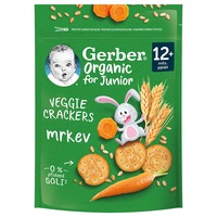 Крекеры Gerber Органік пшеничні з морковкою 100г