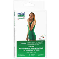 Бандаж Medtextile 8502 на лучезапястный сустав эластичный черный р L/XL