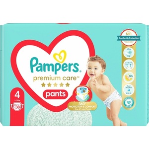 Підгузки-трусики Pampers Premium Care Pants Maxi 9-15 кг №38