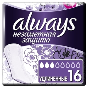 Прокладки Always щоденні Непомітний Захист Large Single №16