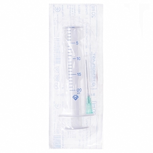 Шприц Гемопласт 2-комп. 1 игла Луер 20мл