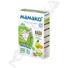 Каша Мамако гречана яблуко-морква на козячому молоці 200г