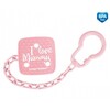 Ланцюжок Canpol 2/434 тримач для пустушки  I Love Mummy