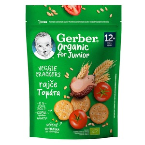 Крекери Gerber Органік пшеничні з томатом 100г