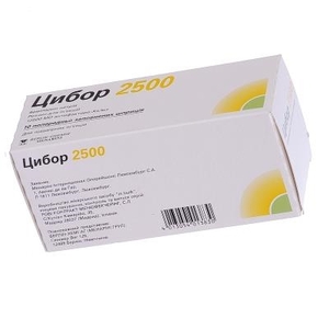 Цибор 2500 раствор для инъекций 12500 анти-Ха МЕ/мл по 0.2 мл в шприцах 10 шт. (2х5)