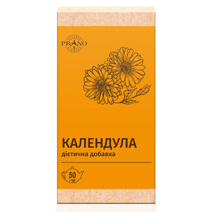 Фиточай Prano Календулы цветы 50 г (Украина)
