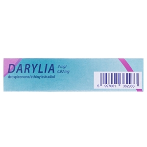 Дарілія таблетки по 3 мг/0.02 мг 28 шт.