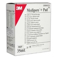 Повязка адгез.д/закр.ран 10х10см (3566Е) Medipore+Pad