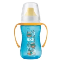 Чашка-непроливайка Lovi Folky 35/331 з твердою насадкою 12+ бірюзова 250 мл