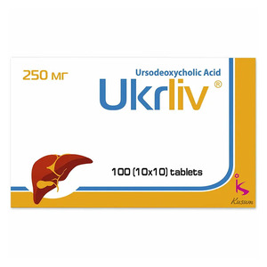 Укрлив таблетки по 250 мг 100 шт. (10х10)