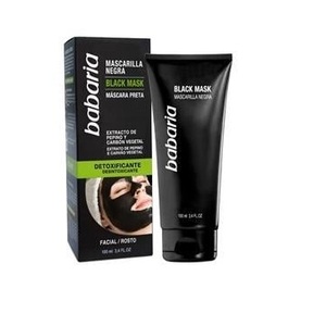 Маска Babaria чорна для обличчя Детоксикація 100мл