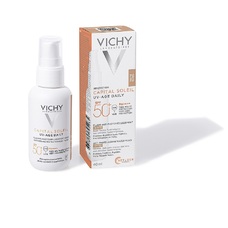 Флюид Vichy Капиталь Солей Солнцезащ.от фотостарения для кожи лица тонир. пигментом SPF 50+ 40 мл