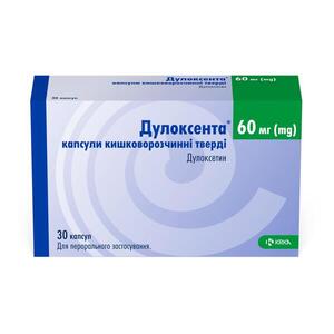 Дулоксента капс. 60мг №30 КРКА