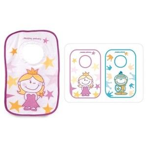 Нагрудник Canpol 15/104 из хлопка Принцеса/Рыцарь