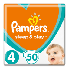 Підгузники Pampers Sleep&Play Maxi 9-14 кг (50) №1