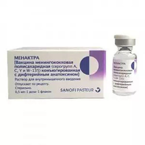 Менактра розчин для інєкцій 1 доза у флаконі по 0.5 мл 1 шт.