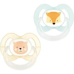 Пустушка Baby-nova сил.пласка з рис./кільце р.2 унісекс 2шт.