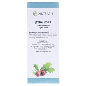 Дуба кора по 100 г у пачках - Ліктрави