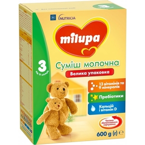 Смесь Milupa Заменитель грудного молока Milupa-3 600 г