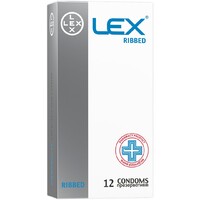 Презерватив Лекс LEX Ribbed №12 ребристые