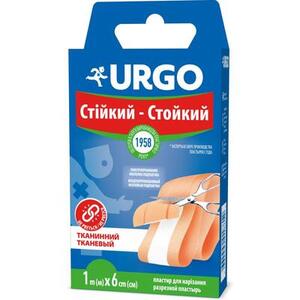 Лейкопластырь УРГО ленточный прочный 1м*6см