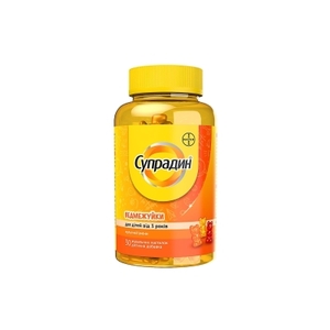 Супрадин Ведмежуйки жевательн. пастилки №30