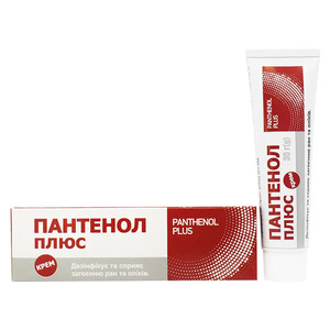 Пантенол Плюс крем по 30 г у тубах - Тернофарм
