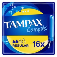 Тампони Tampax Compak Regular с аппликатором №16