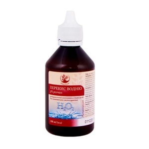 Перекись водорода раствор 3% по 100 мл в пластиковом флаконе 1 шт. - Виола