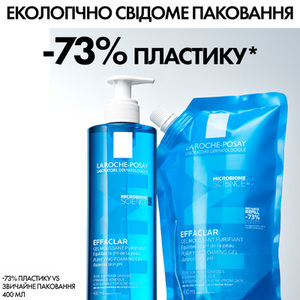 Гель-мусс La Roche-Posay Рефил Effaclar +M очищение жирной кожи 400 мл