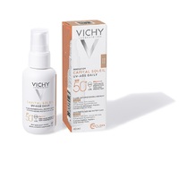 Флюид Vichy Капиталь Солей Солнцезащ.от фотостарения для кожи лица тонир. пигментом SPF 50+ 40 мл