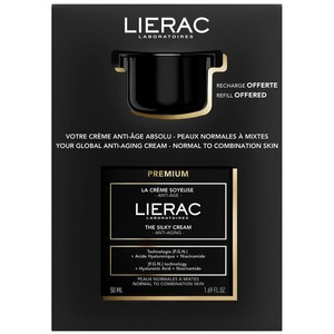 Набір Lierac Преміум крем шовковистий 50мл + змінний блок 50мл