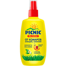 Спрей-лосьон PICNIC Bio Active от комаров и клещей 100мл
