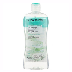 Мицеллярная вода Babaria двухфазная для снятия макияжа 400мл