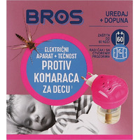 BROS Эл.фумигатор+жидкость д/детей 60 ночей
