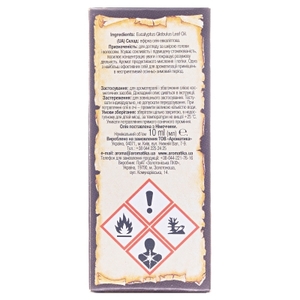 Масло Ароматика эфирное эвкалиптовое 10 мл