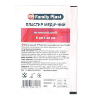 Лейкопластир FP Family Plast мед. неткан. осн. 6см*10см №1