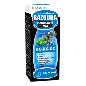 Базука Ісландський мох еліксир фл.120