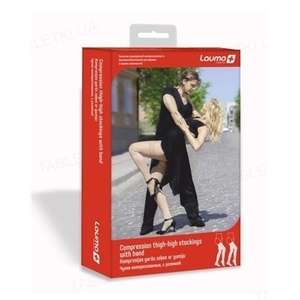 Чулки LAUMA компр. с резинк. б/мыска р.3К натур. 2 кл. компр. AG307