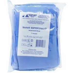 Халат ВІОЛА XL хірургічний стерильний 130х152см (СМС 30г/м2)