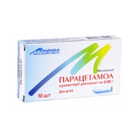 Парацетамол свечи по 0,08 г 10 шт.