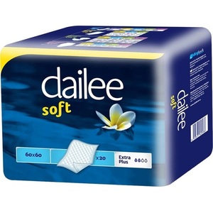 Пеленки Dailee Soft одноразовые р. 60х60 см №20