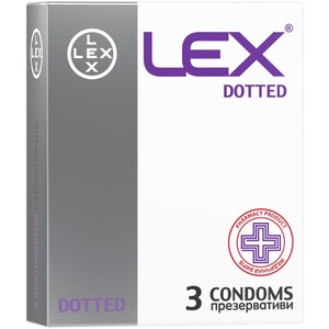 Презерватив LEX Dotted №3 точечные