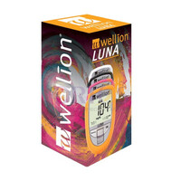 Набір Wellion Luna trio для тестування рівня глюкози, холестерину та сечової кислоти в крові чорний, ммоль/л