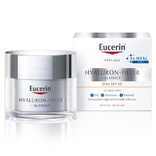 Крем Eucerin 89769 Гіалурон-Філлер +3x Ефект денний проти зморшок для всіх типів шкіри SPF30 50мл