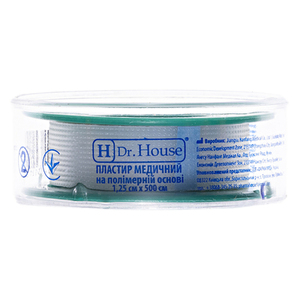 Л/пласт H.Dr.House 1,25смх500см полімер. пласт.уп.