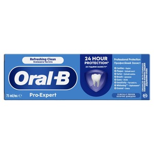 Зубная паста ORAL-B Pro-Expert Professional Protection Профессиональная защита 75мл 
