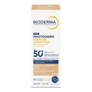 Флюид Bioderma Фотодерм солнцезащитный XDefense Ultra SPF 50+  тон 02 40 мл