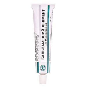 Бальзамічний лінімент (по Вишневському) по 40 г у тубах - БХФЗ