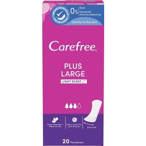 Прокладки Carefree Щоденні Plus Large Fresh №20